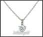 Preview: Brillant 585 Gold Collier 0,37ct, Si2; DGI Zertifikat